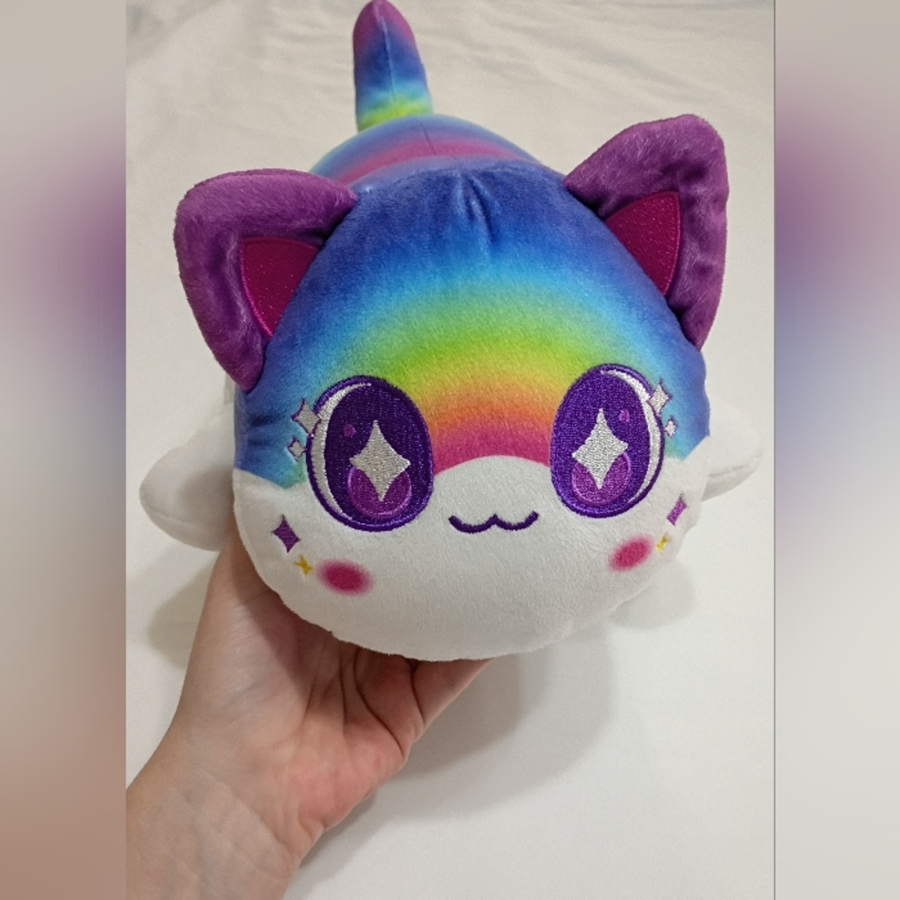 Aphmau 6" MeeMeows Rainbow Cat Plush Celestial Collection RARE